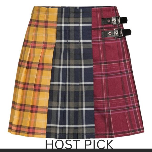 No Boundaries Other - Girl's Pleated Mini Skirt